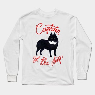 Captain Schipperke Long Sleeve T-Shirt